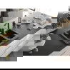 Mexen Carlos chiuvetă de granit cu 1,5 compartiment și baterie de bucătărie Rita, Neagră/Auriu metalic - 6518-75-670300-70-B
