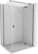 Mexen Mist-H T zuhanykabin, bal oldali, 70 x 70 cm, átlátszó, króm - 8A5T-070-070-01-00-L