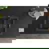 Mexen Carlos chiuvetă granit 1,5-camere cu baterie de bucătărie Rita, negru stropit - 6518-76-670300-70-B