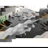 Mexen Carlos chiuvetă de granit cu 1,5 compartiment și baterie de bucătărie Rita, Neagră - 6518-77-670300-00