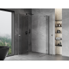 Mexen Mist-H Cabină de duș Duo batantă stânga 115 x 75 cm, transparentă, gun metal - 8A5-115L-075P-95-00