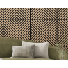 Mexen Linea 01 panou de perete acustic 60 x 60 cm (4 buc.), fetru 9 mm, furnir tehnic, Stejar Alb - S110-60607-01-040