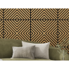 Mexen Linea 01 panou de perete acustic 60 x 60 cm (4buc.), fetru 9 mm, furnir tehnic, Stejar Clasic - S110-60607-01-041