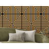 Mexen Linea 02 hangszigetelő falpanel 60 x 60 cm (4 db), 9 mm filc, technikai furnér, Classic Tölgy - S110-60607-02-041