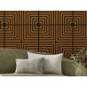 Mexen Linea 02 panou de perete acustic 60 x 60 cm (4 buc.), fetru 9 mm, furnir tehnic, Stejar Natural - S110-60607-02-042