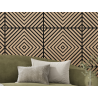 Mexen Linea 03 panou de perete acustic 60 x 60 cm (4 buc.), fetru 9 mm, furnir tehnic, Stejar Albit - S110-60607-03-040