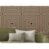 Mexen Linea 13 panou de perete acustic 60 x 60 cm (4 buc.), fetru 9 mm, furnir tehnic, Stejar Alb - S110-60607-13-040