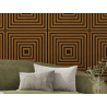 Mexen Linea 13 panou de perete acustic 60 x 60 cm (4 buc.), fetru 9 mm, furnir tehnic, Stejar Natural - S110-60607-13-042
