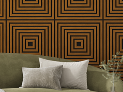 Mexen Linea 13 akusztiaki fali panel 60 x 60 cm (4db), filc 9 mm, műszaki furnér, Natúr Tölgy - S110-60607-13-042