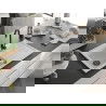 Mexen Bruno chiuvetă de granit cu un compartiment, cu picurător și baterie de bucătărie Telma, Albă - 6513-20-670200-70