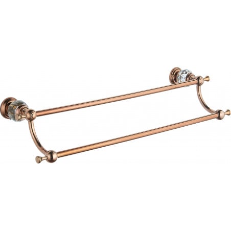 Mexen Estela suport dublu pentru prosop, aur roz - 7011525-60