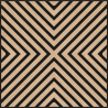 Mexen Linea 01 akusztikus fali panel 60 x 60 cm (4 db), 9 mm-es filc, technikai furnér, Fehérített Tölgy - S110-60607-01-040
