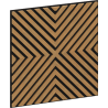 Mexen Linea 01 Akusztikus fali panel 60 x 60 cm (4 db), 9 mm filc, műszaki furnér, Classic tölgy - S110-60607-01-041