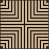 Mexen Linea 02 akusztikus fali panel 60 x 60 cm (4 db), filc 9 mm, technikai furnér, Fehérített Tölgy - S110-60607-02-040
