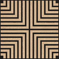 Mexen Linea 02 panou de perete acustic 60 x 60 cm (4 buc.), fetru 9 mm, furnir tehnic, Stejar Alb - S110-60607-02-040