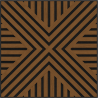 Mexen Linea 05 akusztiaki falpanel 60 x 60 cm (4 db), 9 mm filc, műszaki furnér, Természetes Tölgy - S110-60607-05-042