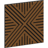 Mexen Linea 05 panou de perete acustic 60 x 60 cm (4 buc.), fetru 9 mm, furnir tehnic, Stejar Natural - S110-60607-05-042