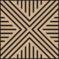 Mexen Linea 06 panou de perete acustic 60 x 60 cm (4 buc.), fetru 9 mm, furnir tehnic, stejar alb - S110-60607-06-040