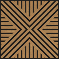 Mexen Linea 06 akusztiaki falpanel 60 x 60 cm (4 db), 9 mm filc, műszaki furnér, Classic Tölgy - S110-60607-06-041