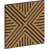 Mexen Linea 06 akusztiaki falpanel 60 x 60 cm (4 db), 9 mm filc, műszaki furnér, Classic Tölgy - S110-60607-06-041