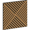 Mexen Linea 08 akusztikus fali panel 60 x 60 cm (4 db), 9 mm filc, technikai furnér, Classic Tölgy - S110-60607-08-041