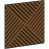 Mexen Linea 08 panou de perete acustic 60 x 60 cm (4 buc.), fetru 9 mm, furnir tehnic, Stejar Natural - S110-60607-08-042