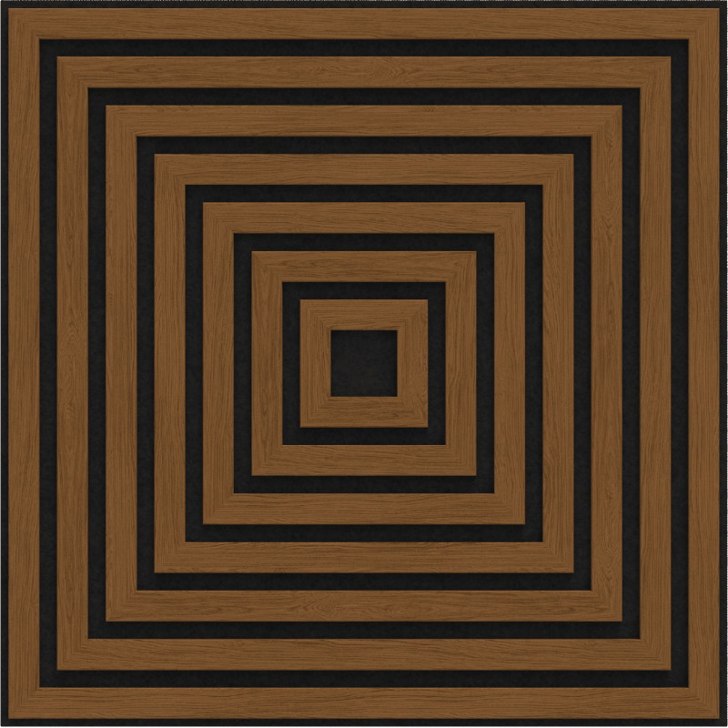 Mexen Linea 13 panou de perete acustic 60 x 60 cm (4 buc.), fetru 9 mm, furnir tehnic, Stejar Natural - S110-60607-13-042