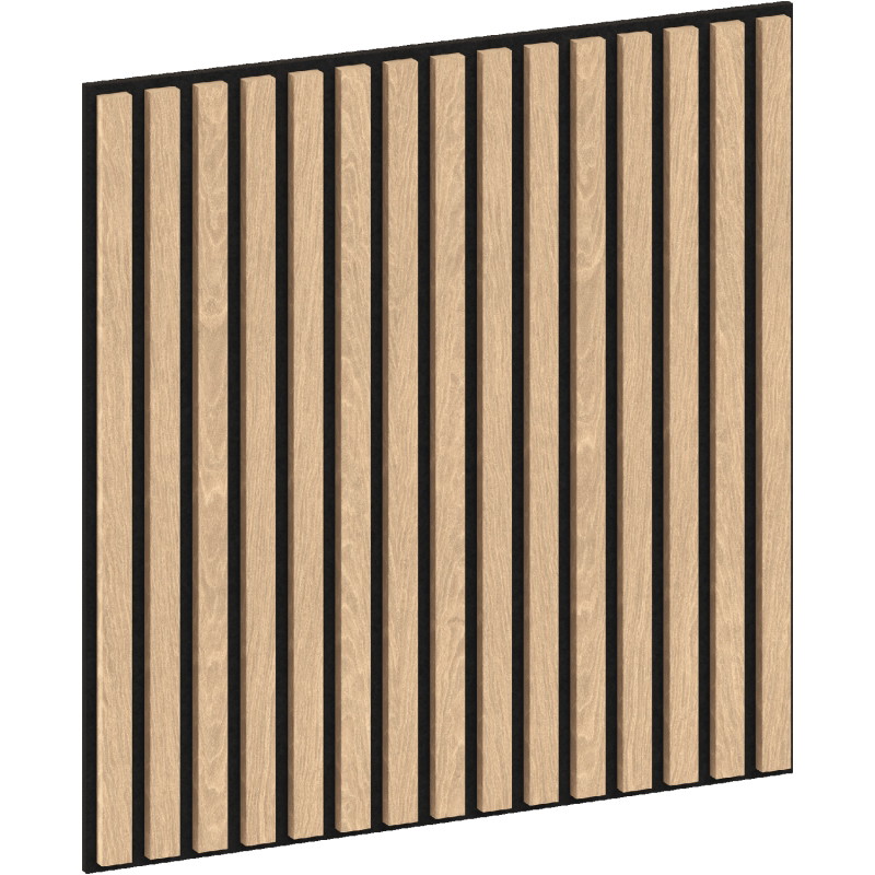 Mexen Linea 15 akusztiaki falpanel 60 x 60 cm (4 db), 9 mm filc, furnéros technikai, fehérített tölgy - S110-60607-15-040