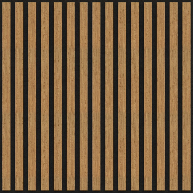 Mexen Linea 15 panou de perete acustic 60 x 60 cm (4 buc.), fetru 9 mm, furnir tehnic, stejar clasic - S110-60607-15-041