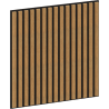 Mexen Linea 15 panou de perete acustic 60 x 60 cm (4 buc.), fetru 9 mm, furnir tehnic, stejar clasic - S110-60607-15-041