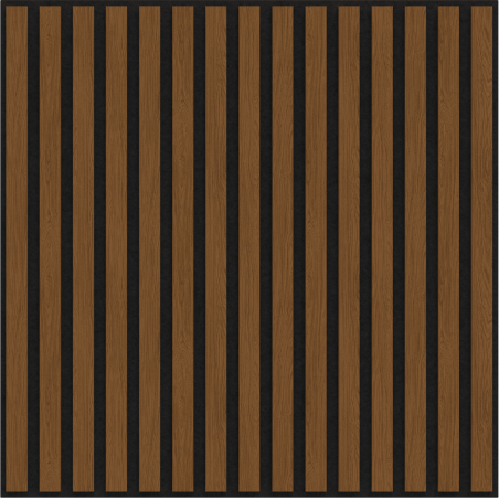 Mexen Linea 15 akusztikus fali panel 60 x 60 cm (4 db), 9 mm filc, technikai furnér, natúr tölgy - S110-60607-15-042