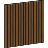 Mexen Linea 15 akusztikus fali panel 60 x 60 cm (4 db), 9 mm filc, technikai furnér, natúr tölgy - S110-60607-15-042