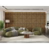 Mexen Linea 25 60 x 60 cm akusztikai falpanel (4 darab), 9 mm filc, technikai furnér, Classic tölgy - S110-60607-25-041