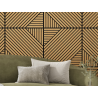 Mexen Linea 26 panou de perete acustic 60 x 60 cm (4buc.), fetru 9 mm, furnir tehnic, Stejar Classic - S110-60607-26-041