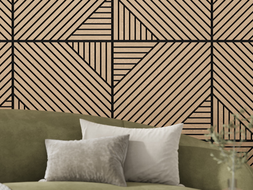 Mexen Lam-B lamele de perete 275 x 30 cm, placă HDF 4 mm, furnir tehnic, Stejar Nisipiu - S100-275307-3015-001