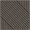 Mexen Linea 26 panou de perete acustic 60 x 60 cm (4 bucăți), fetru 9 mm, furnir tehnic, Stejar Gri - S110-60607-26-043