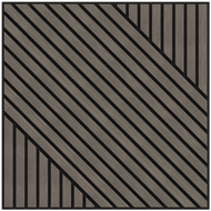 Mexen Linea 26 panou de perete acustic 60 x 60 cm (4 bucăți), fetru 9 mm, furnir tehnic, Stejar Gri - S110-60607-26-043