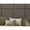 Mexen Linea 26 akusztikus fali panel 60 x 60 cm (4db), filc 9 mm, technikai furnér, Szürke Tölgy - S110-60607-26-043