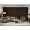 Mexen Linea 26 Akusztikus fali panel 60 x 60 cm (4 db), 9 mm filc, technikai furnér, Mocca Tölgy - S110-60607-26-045