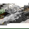 Mexen Tomas Chiuvetă de granit cu 2 compartimente și baterie de bucătărie Rita, Neagră/Argintiu metalic - 6516-73-670300-00