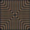 Mexen Linea 02 akusztikus fali panel 60 x 60 cm (4 db), 9 mm filc, technikai furnér, Sötét Dió - S110-60607-02-044