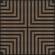 Mexen Linea 02 panou de perete acustic 60 x 60 cm (4 buc.), fetru 9 mm, furnir tehnic, Nuc Închis - S110-60607-02-044