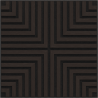 Mexen Linea 02 panou de perete acustic 60 x 60 cm (4 buc.), pâslă 9 mm, furnir tehnic, Stejar Negru - S110-60607-02-046