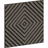 Mexen Linea 03 60 x 60 cm-es akusztikus fali panel (4 db), 9 mm-es filc, technikai furnér, Szürke Tölgy - S110-60607-03-043