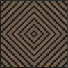 Mexen Linea 03 akusztikus falpanel 60 x 60 cm (4 db), 9 mm filc, műszaki furnér, Sötét Dió - S110-60607-03-044