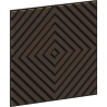 Mexen Linea 03 panou de perete acustic 60 x 60 cm (4 buc.), pâslă 9 mm, furnir tehnic, Stejar Mocca - S110-60607-03-045