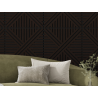 Mexen Linea 05 panou de perete acustic 60 x 60 cm (4buc.), fetru 9 mm, furnir tehnic, Stejar Negru - S110-60607-05-046