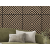 Mexen Linea 01 panou de perete acustic 60 x 60 cm (4 buc.), fetru 9 mm, furnir tehnic, Nuc Deschis - S110-60607-01-047