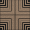 Mexen Linea 02 Akusztikus fali panel 60 x 60 cm (4 db), filc 9 mm, műszaki furnér, Világos Dió - S110-60607-02-047