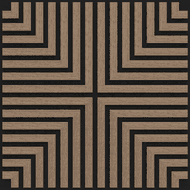 Mexen Linea 02 panou de perete acustic 60 x 60 cm (4 buc.), fetru 9 mm, furnir tehnic, Nuc Deschis - S110-60607-02-047